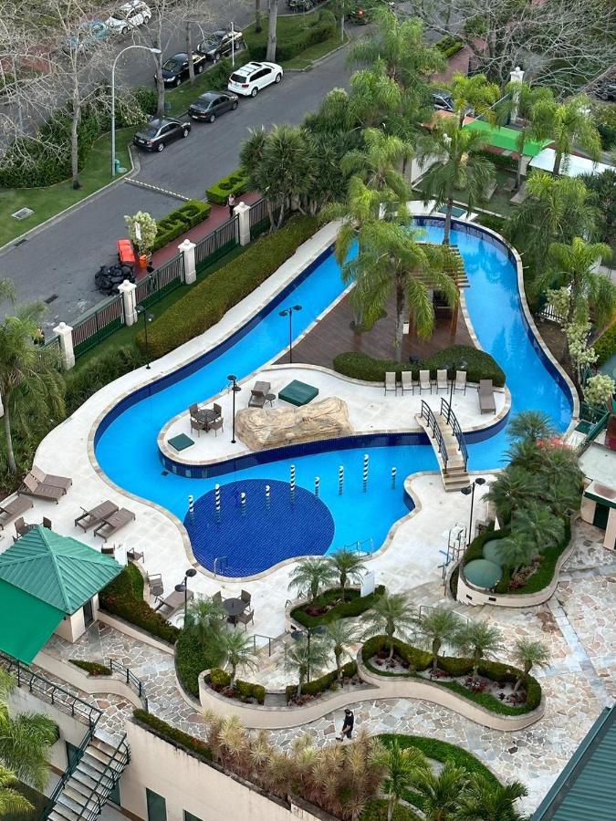 Flat Com Vista Panoramica -15- Na Barra Da Tijuca - Estacionamento Gratuito - Frigobar - Ar Condicionado - Piscina - Academia - Balsa Para Praia Gratis - Varanda - Vista Parcial Mar E Lagoa Rio de Janeiro Esterno foto