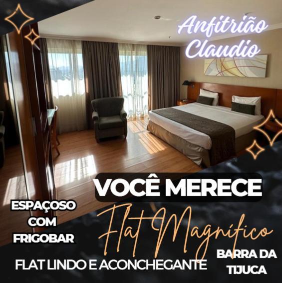 Flat Com Vista Panoramica -15- Na Barra Da Tijuca - Estacionamento Gratuito - Frigobar - Ar Condicionado - Piscina - Academia - Balsa Para Praia Gratis - Varanda - Vista Parcial Mar E Lagoa Rio de Janeiro Esterno foto