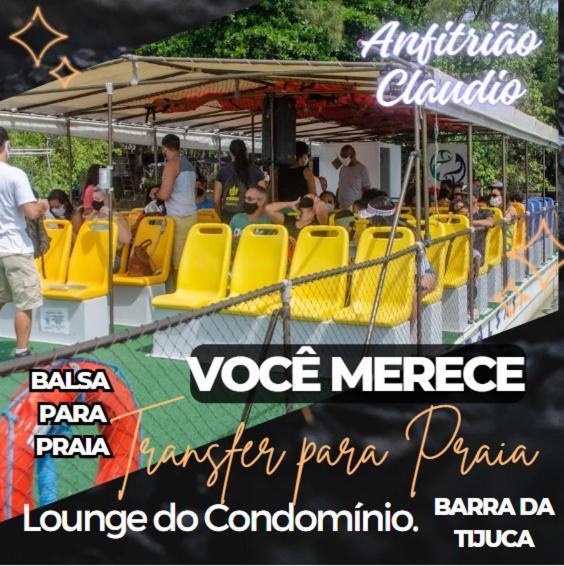 Flat Com Vista Panoramica -15- Na Barra Da Tijuca - Estacionamento Gratuito - Frigobar - Ar Condicionado - Piscina - Academia - Balsa Para Praia Gratis - Varanda - Vista Parcial Mar E Lagoa Rio de Janeiro Esterno foto